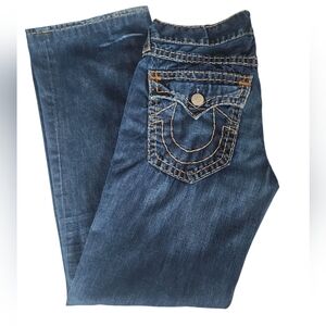 True Religion Billy Super T Men's Iconic Pattern Jeans Sz 34